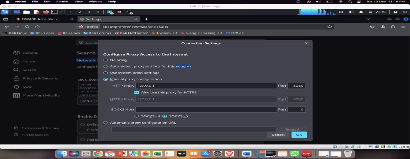 Intercept Mode Enabled
