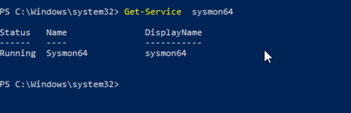 Sysmon Service Check