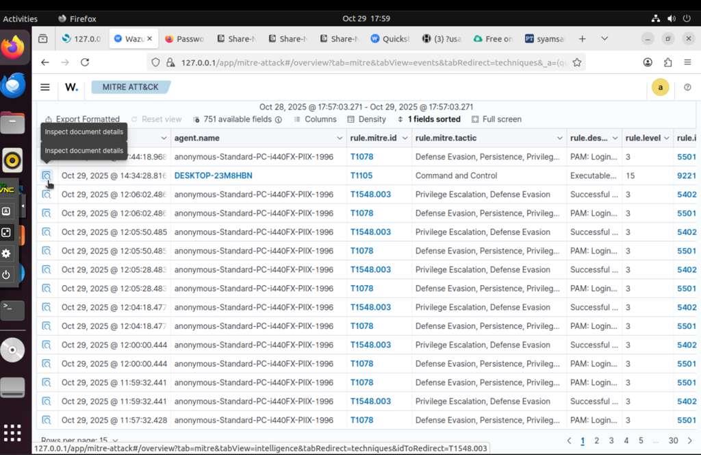MITRE ATT&CK Dashboard