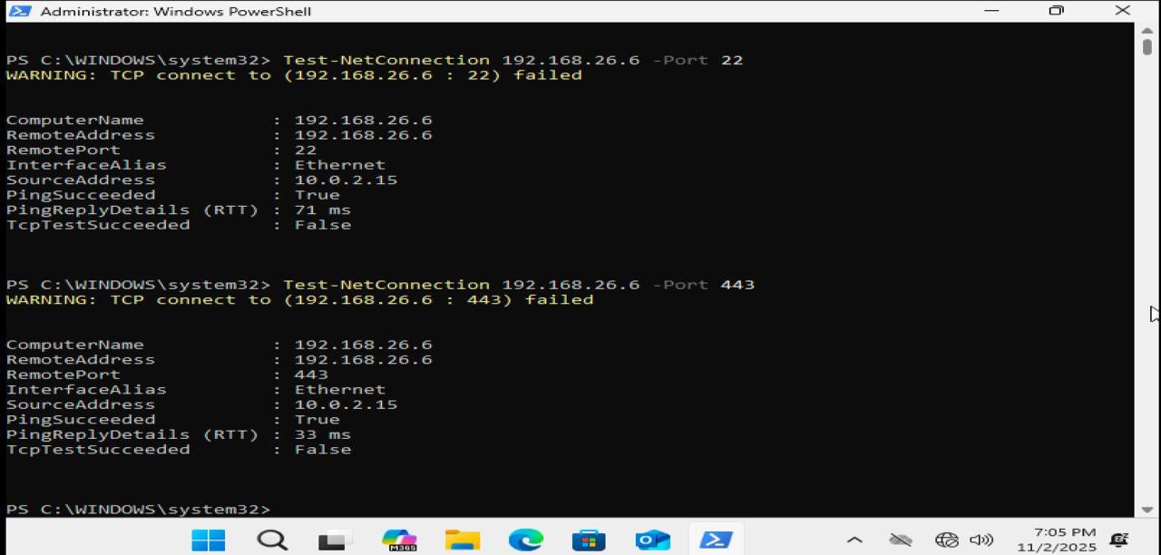 VPN Connectivity Test