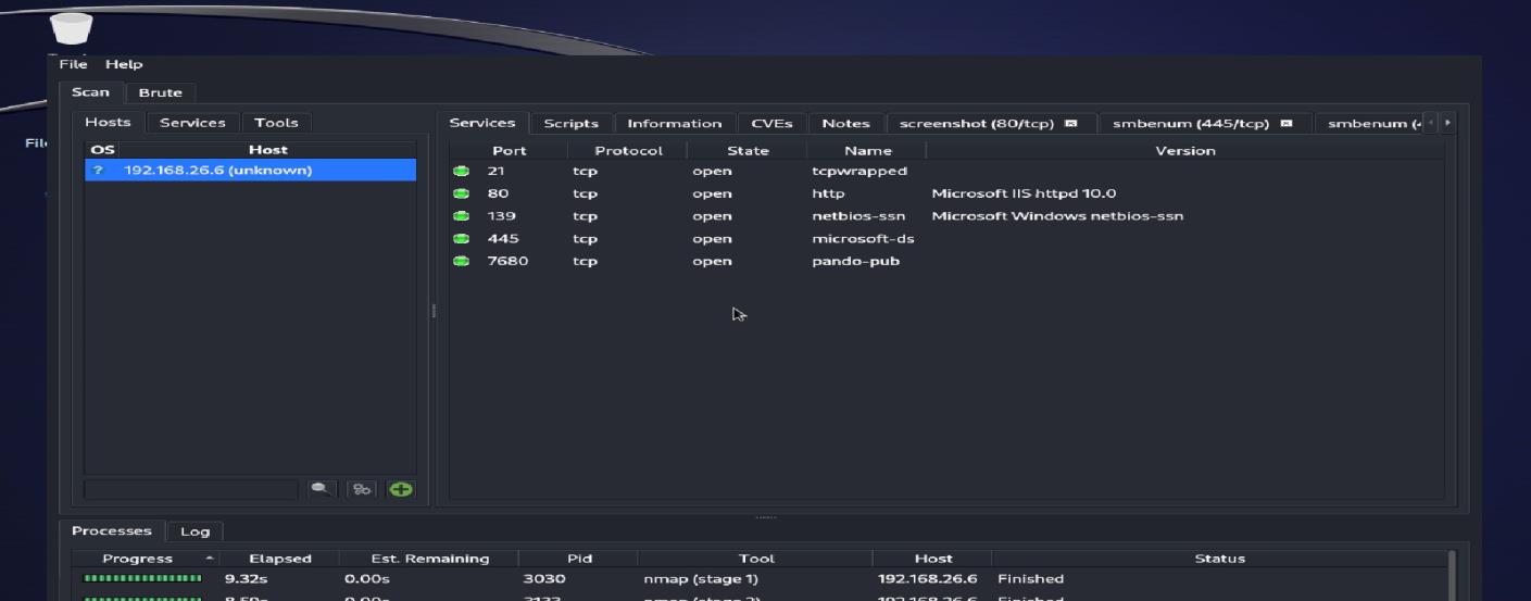 Nmap Service Detection