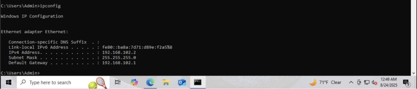 Windows IP Verification