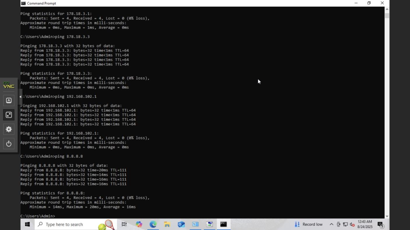 Windows Connectivity Tests